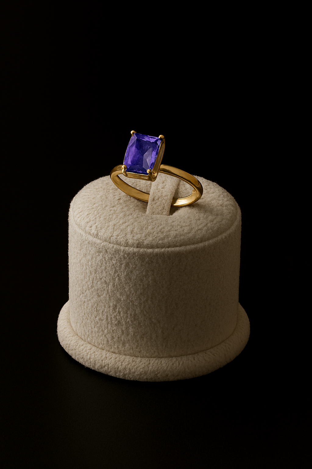 Tanazanite Gold Ring