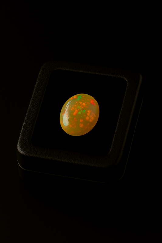 Cabochon Orange Fire Opal