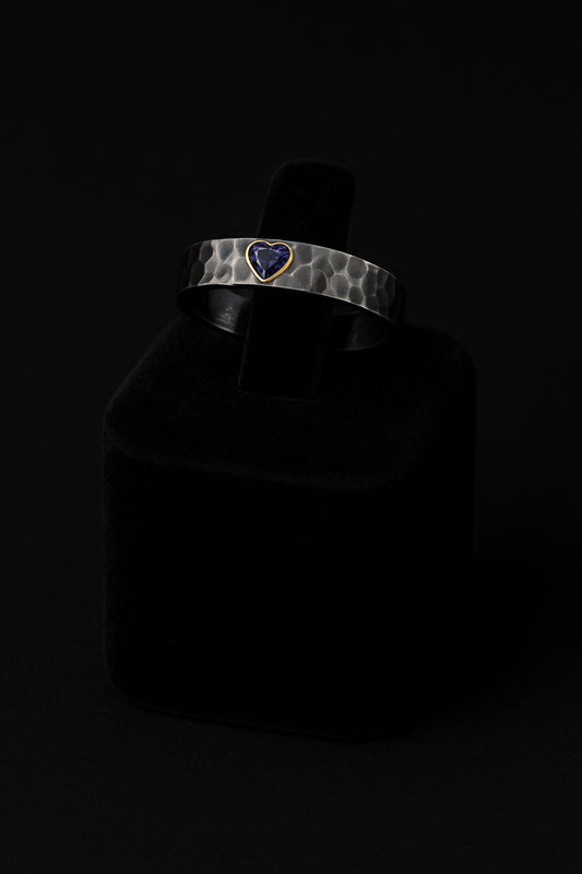Heart-Shaped Tanzanite Ring